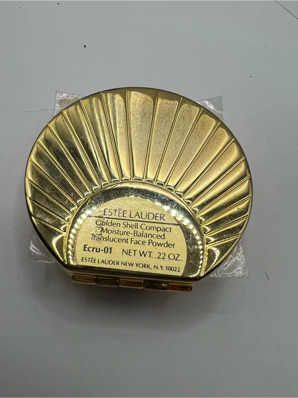 Gold Shell Compact Mirror by Estée Lauder